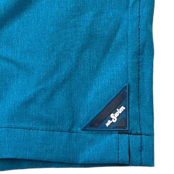 NEW Mr.Swim Men's XXL 4-Way Stretch Volley Swim Trunk Blue - Picture 4 of 8